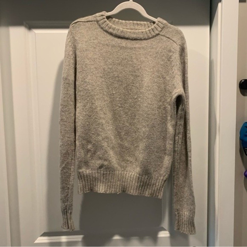 Montgomery ward wool acrylic sweater size m vintage 1970’s minimalist